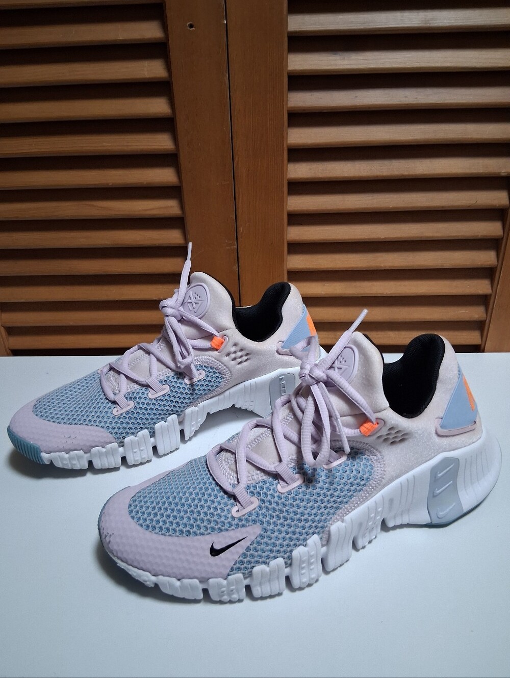 Nike Free Metcon 4 CZ0596-555 Women's Doll/Worn Blue Workout Shoes Size 8.5